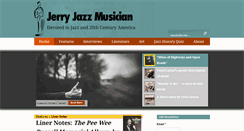 Desktop Screenshot of jerryjazzmusician.com