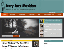 Tablet Screenshot of jerryjazzmusician.com